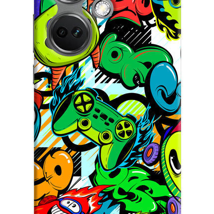 Game Doodle OnePlus Nord CE 3 5G Hard Case Back Cover by Casekaro