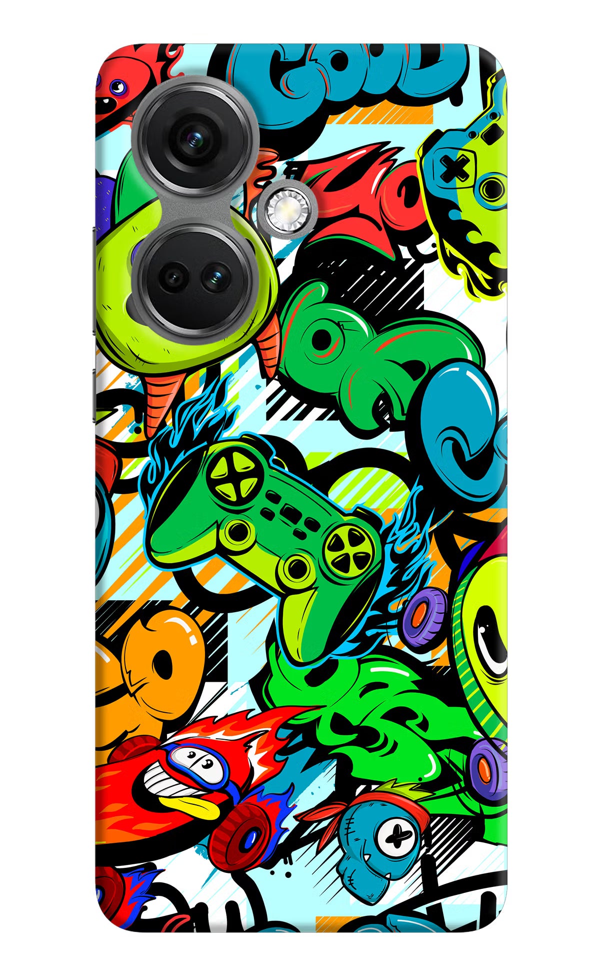 Game Doodle OnePlus Nord CE 3 5G Hard Case Back Cover by Casekaro