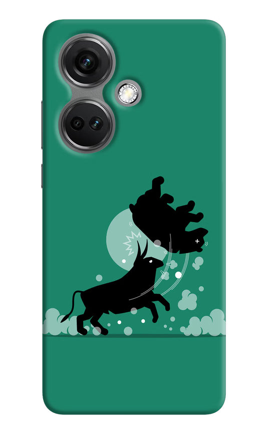 Bull Conqueror OnePlus Nord CE 3 5G Hard Case Back Cover by Casekaro