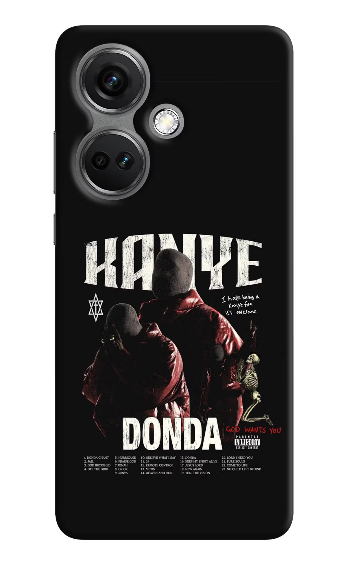 Donda Kanye West OnePlus Nord CE 3 5G Hard Case Back Cover by Casekaro
