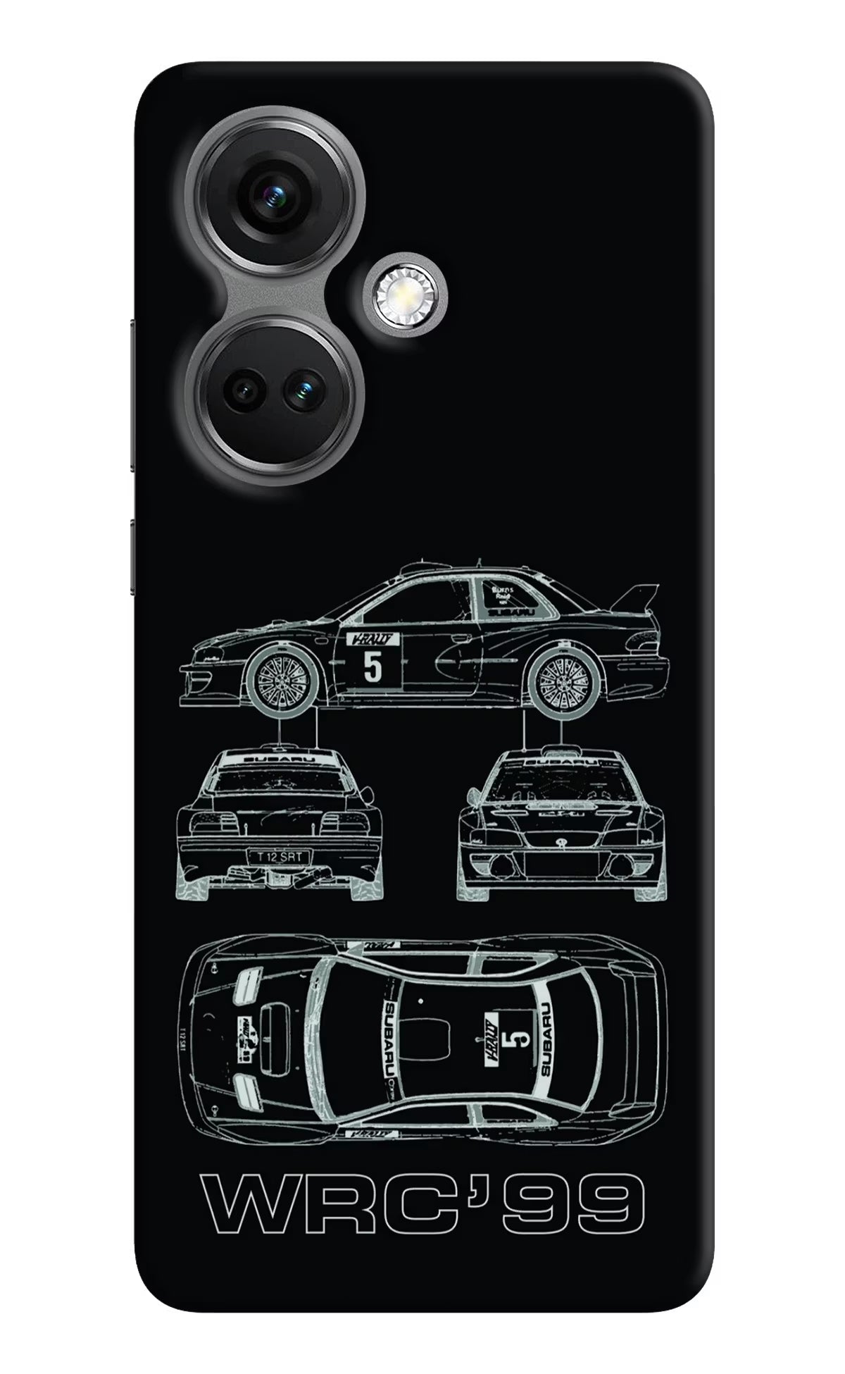 WRC'99 OnePlus Nord CE 3 5G Hard Case Back Cover by Casekaro