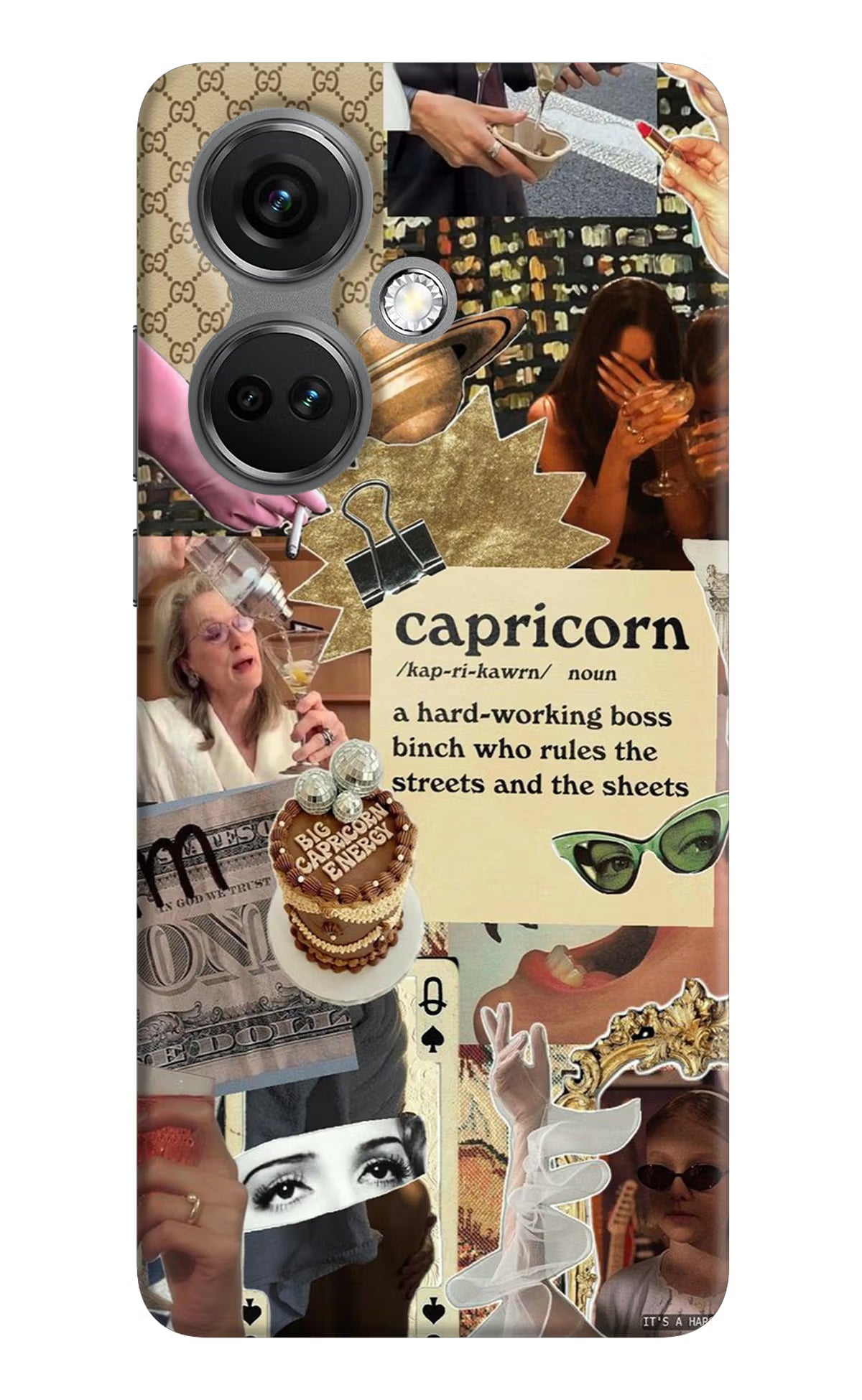 Capricorn Zodiac OnePlus Nord CE 3 5G Hard Case Back Cover by Casekaro