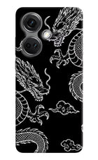 Twin Dragons OnePlus Nord CE 3 5G Hard Case Back Cover by Casekaro