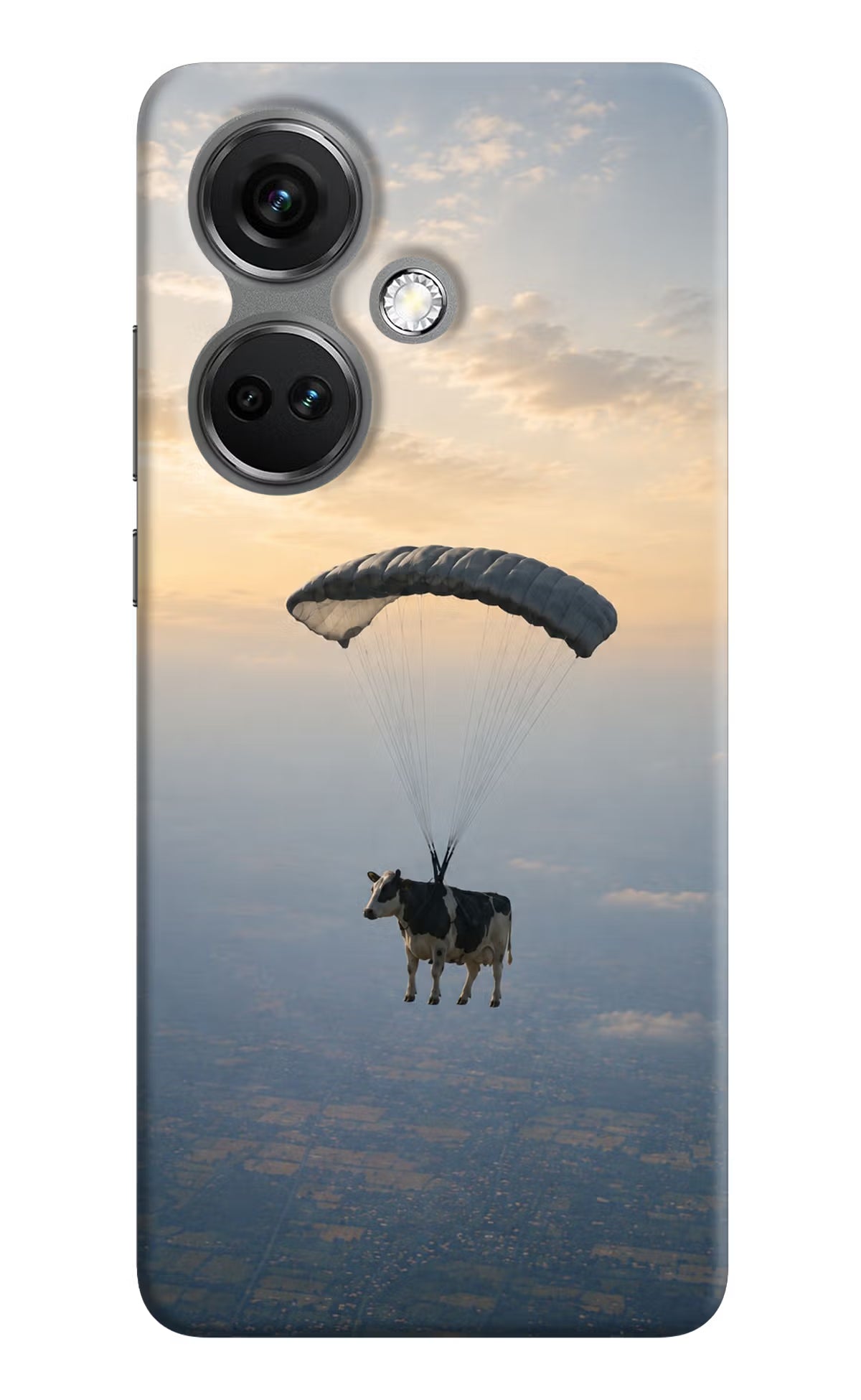 Skydiving Cow OnePlus Nord CE 3 5G Back Cover