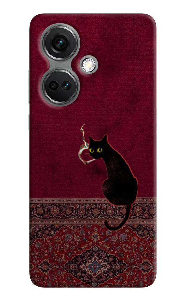 Midnight Cat OnePlus Nord CE 3 5G Hard Case Back Cover by Casekaro