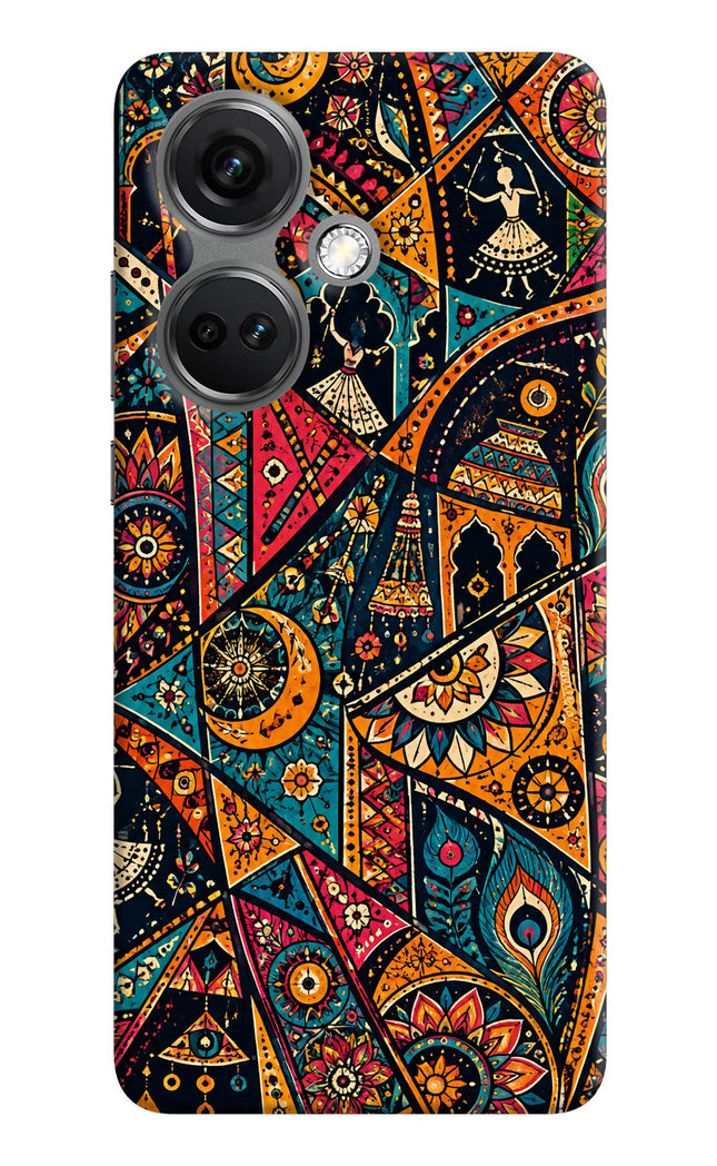 Folk Print OnePlus Nord CE 3 5G Hard Case Back Cover by Casekaro