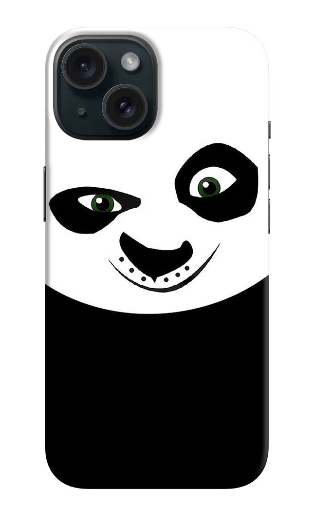 Panda iPhone 15 Hard Case Back Cover by Casekaro