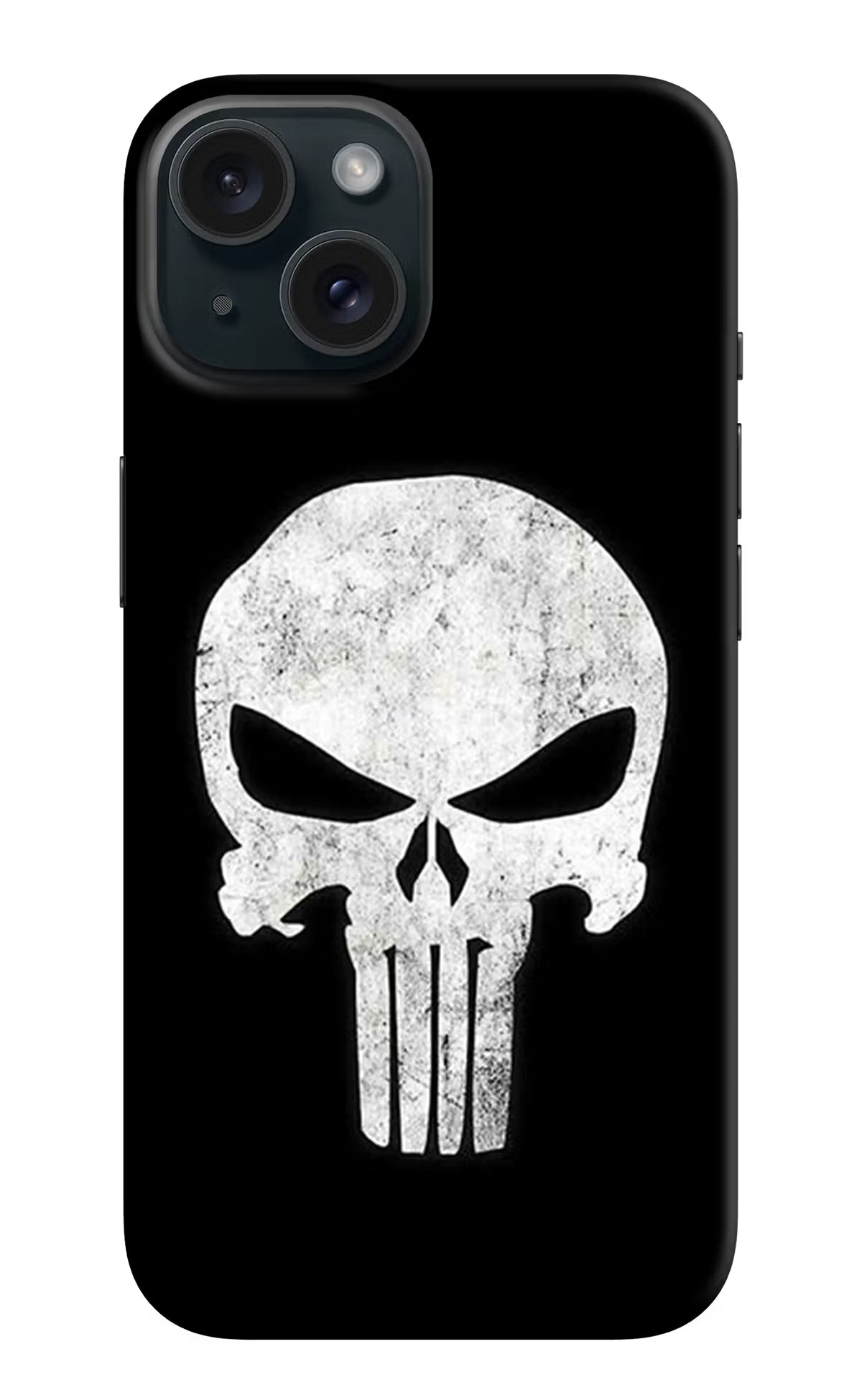 Punisher Skull iPhone 15 Hard Case Back Cover by Casekaro