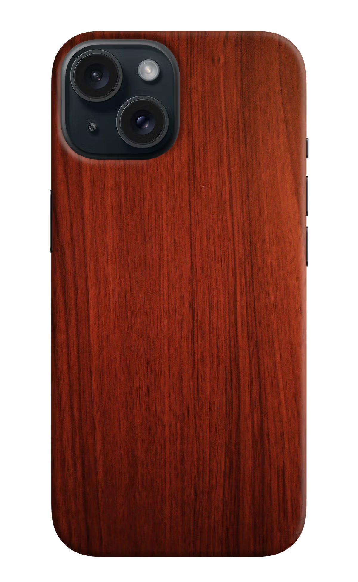 Wooden Plain Pattern iPhone 15 Hard Case Back Cover by Casekaro