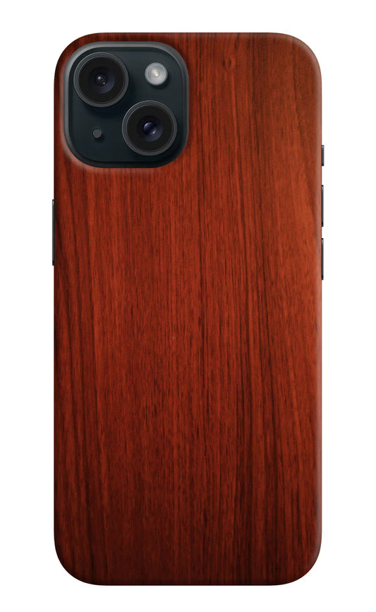 Wooden Plain Pattern iPhone 15 Hard Case Back Cover by Casekaro