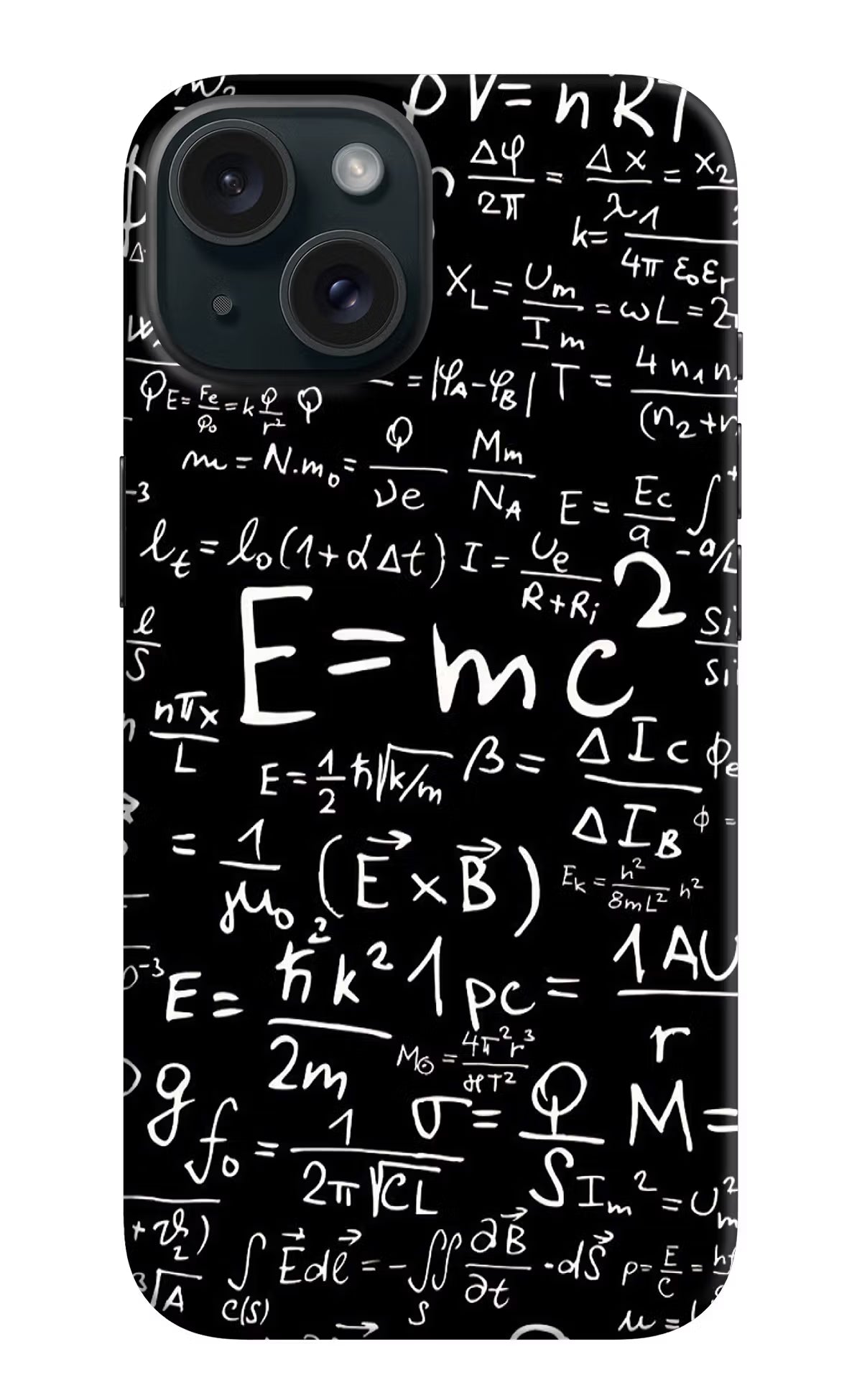 Physics Formula iPhone 15 Hard Case Back Cover by Casekaro