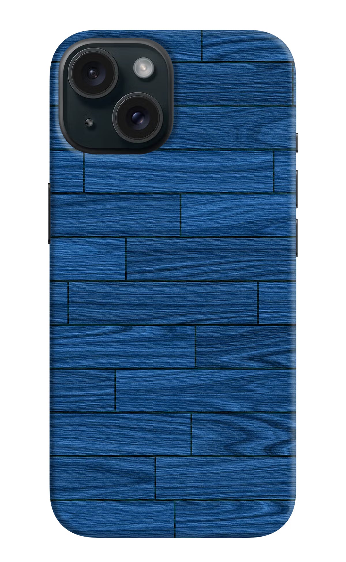 Wooden Texture iPhone 15 Hard Case Back Cover by Casekaro