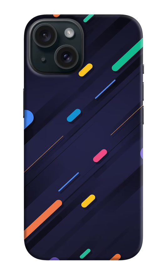 Abstract Design iPhone 15 Hard Case Back Cover by Casekaro