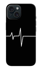 Heart Beats iPhone 15 Hard Case Back Cover by Casekaro