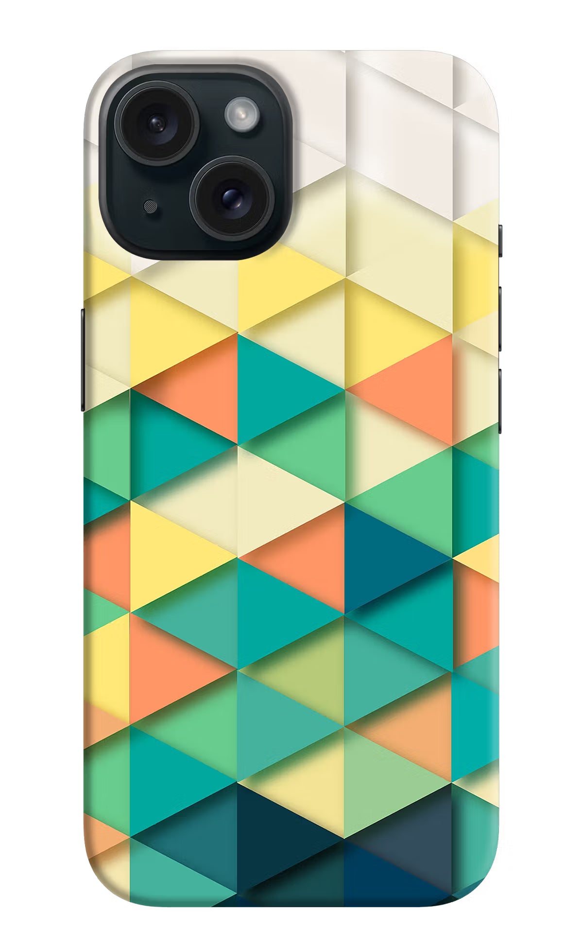 Abstract iPhone 15 Hard Case Back Cover by Casekaro
