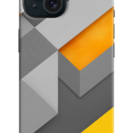 Abstract iPhone 15 Hard Case Back Cover by Casekaro