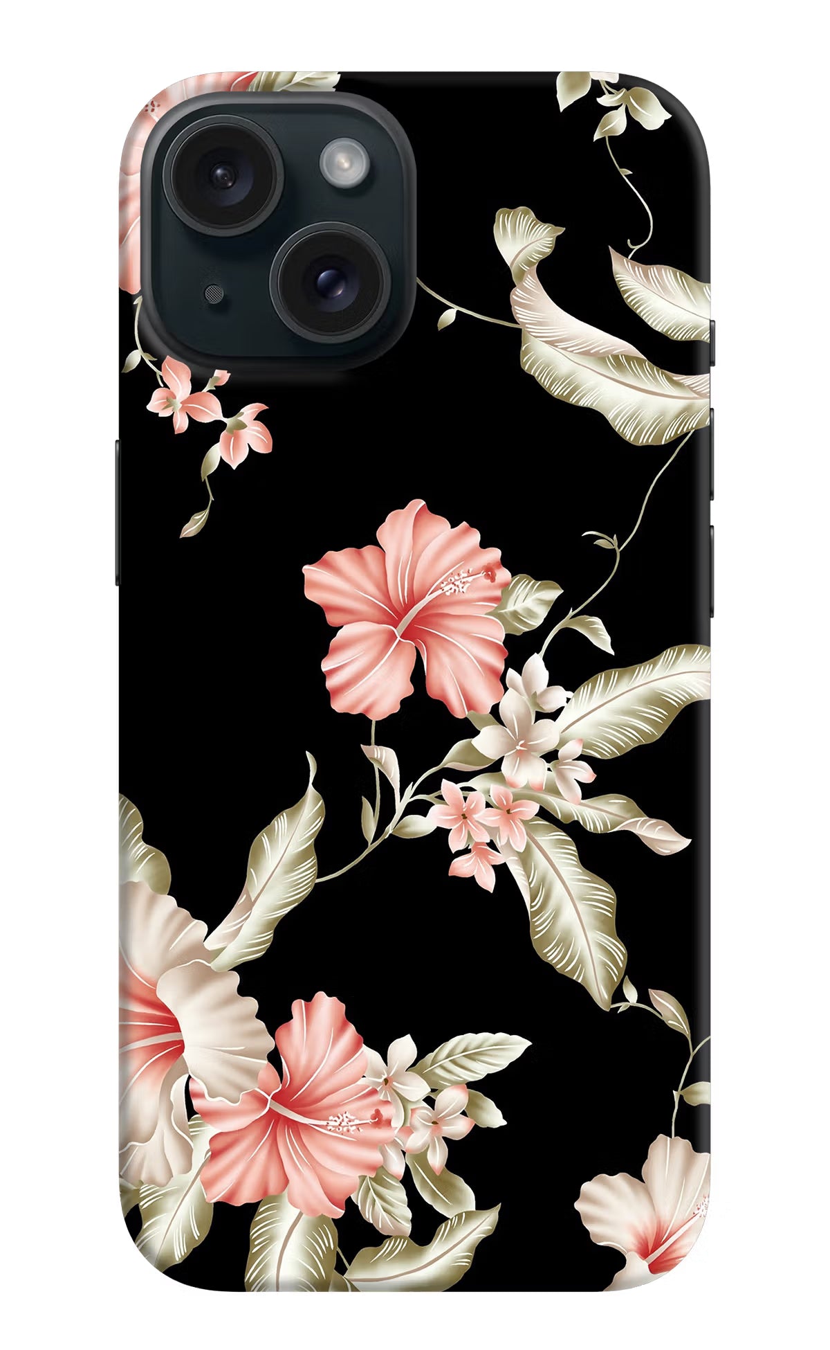 Flowers iPhone 15 Hard Case Back Cover by Casekaro