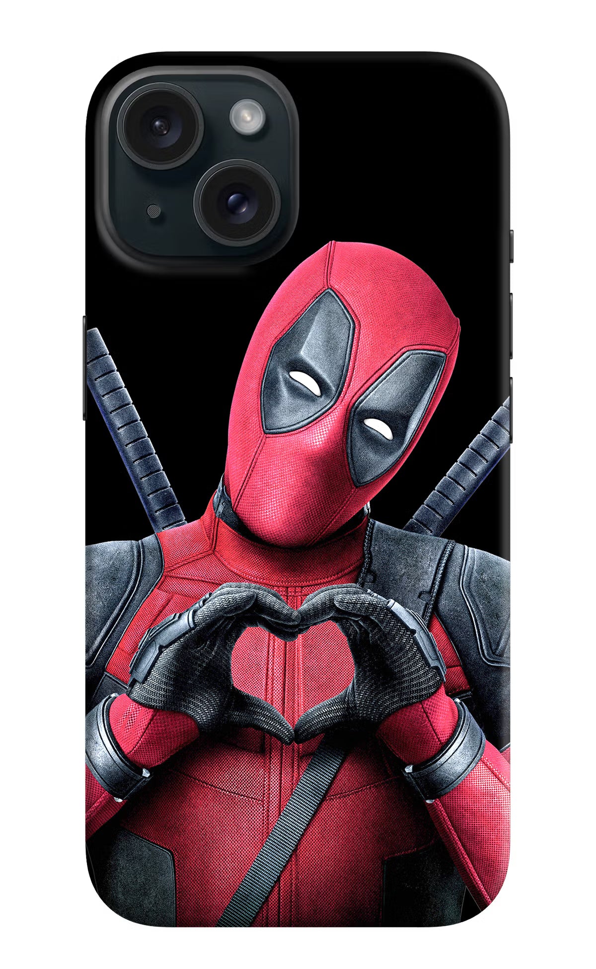Deadpool iPhone 15 Hard Case Back Cover by Casekaro