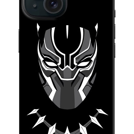 Black Panther iPhone 15 Hard Case Back Cover by Casekaro