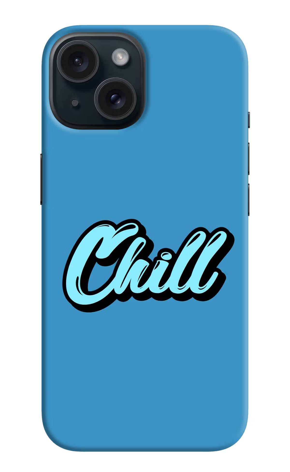 Chill iPhone 15 Hard Case Back Cover by Casekaro