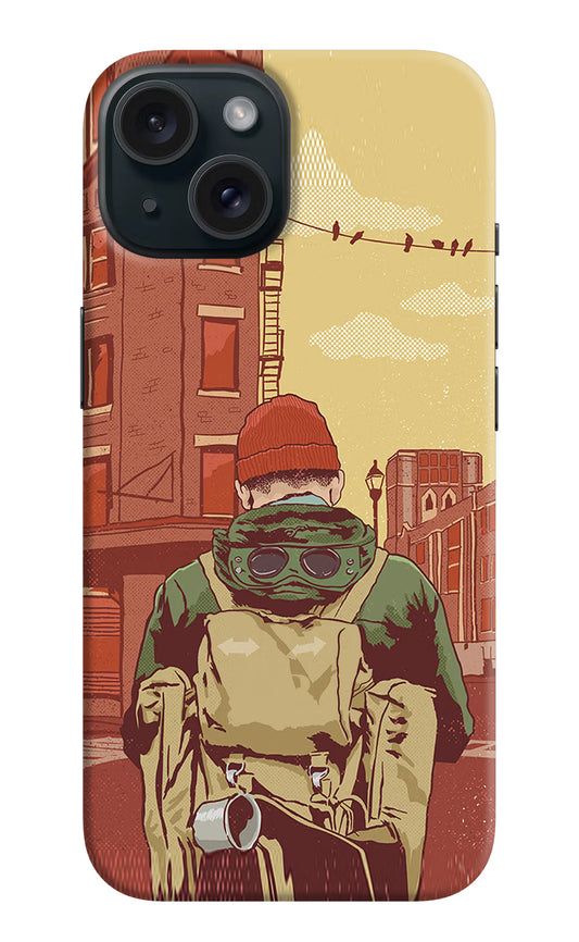 Adventurous iPhone 15 Hard Case Back Cover by Casekaro