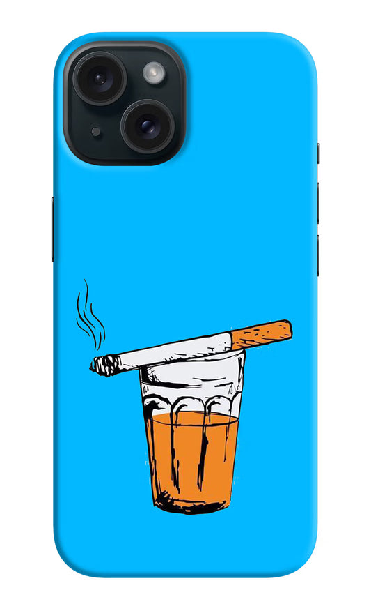 Chai Sutta iPhone 15 Hard Case Back Cover by Casekaro