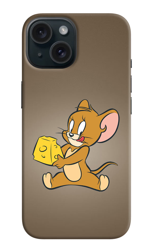 Jerry iPhone 15 Hard Case Back Cover by Casekaro