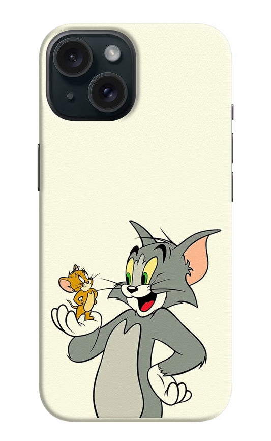 Tom & Jerry iPhone 15 Hard Case Back Cover by Casekaro