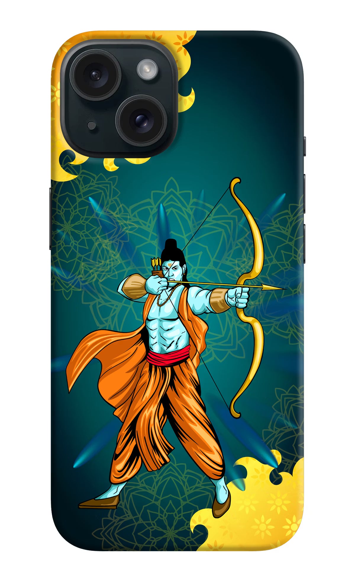 Lord Ram - 6 iPhone 15 Hard Case Back Cover by Casekaro