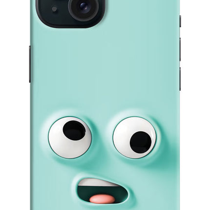 Funny Cartoon iPhone 15 Hard Case Back Cover by Casekaro
