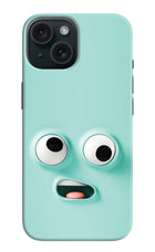 Funny Cartoon iPhone 15 Hard Case Back Cover by Casekaro