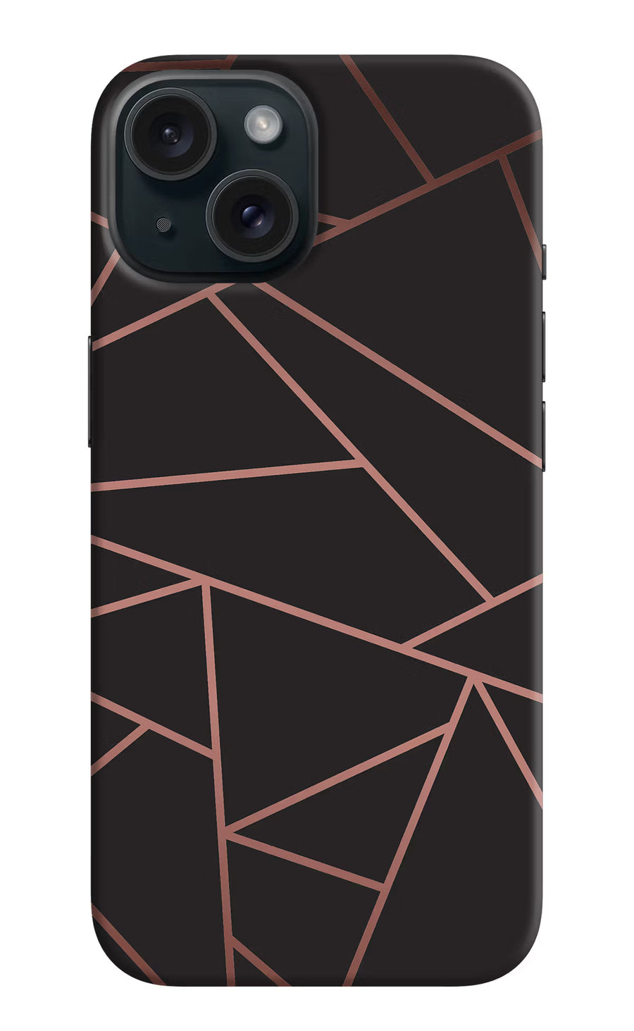 Geometric Pattern iPhone 15 Back Cover, Hard case