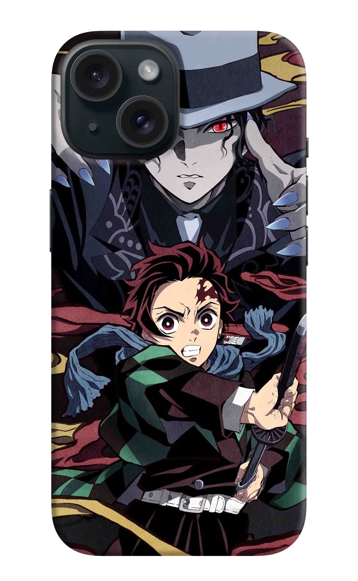Demon Slayer iPhone 15 Hard Case Back Cover by Casekaro