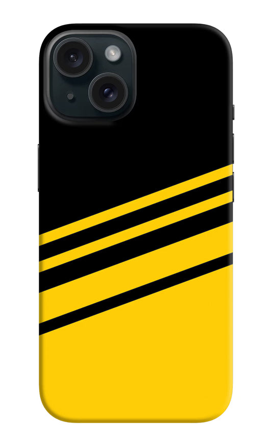 Yellow Shades iPhone 15 Hard Case Back Cover by Casekaro