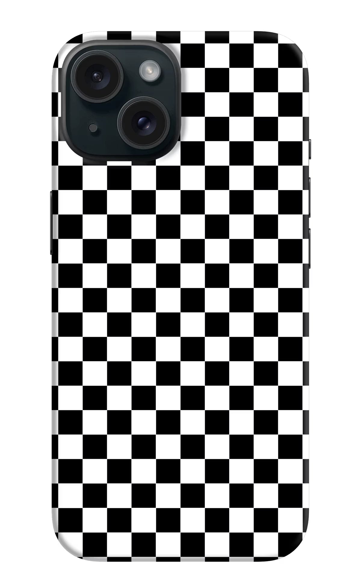 Chess Board iPhone 15 Hard Case Back Cover by Casekaro