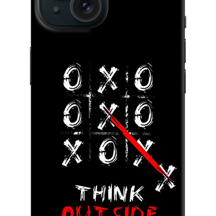 Think out of the BOX iPhone 15 Hard Case Back Cover by Casekaro