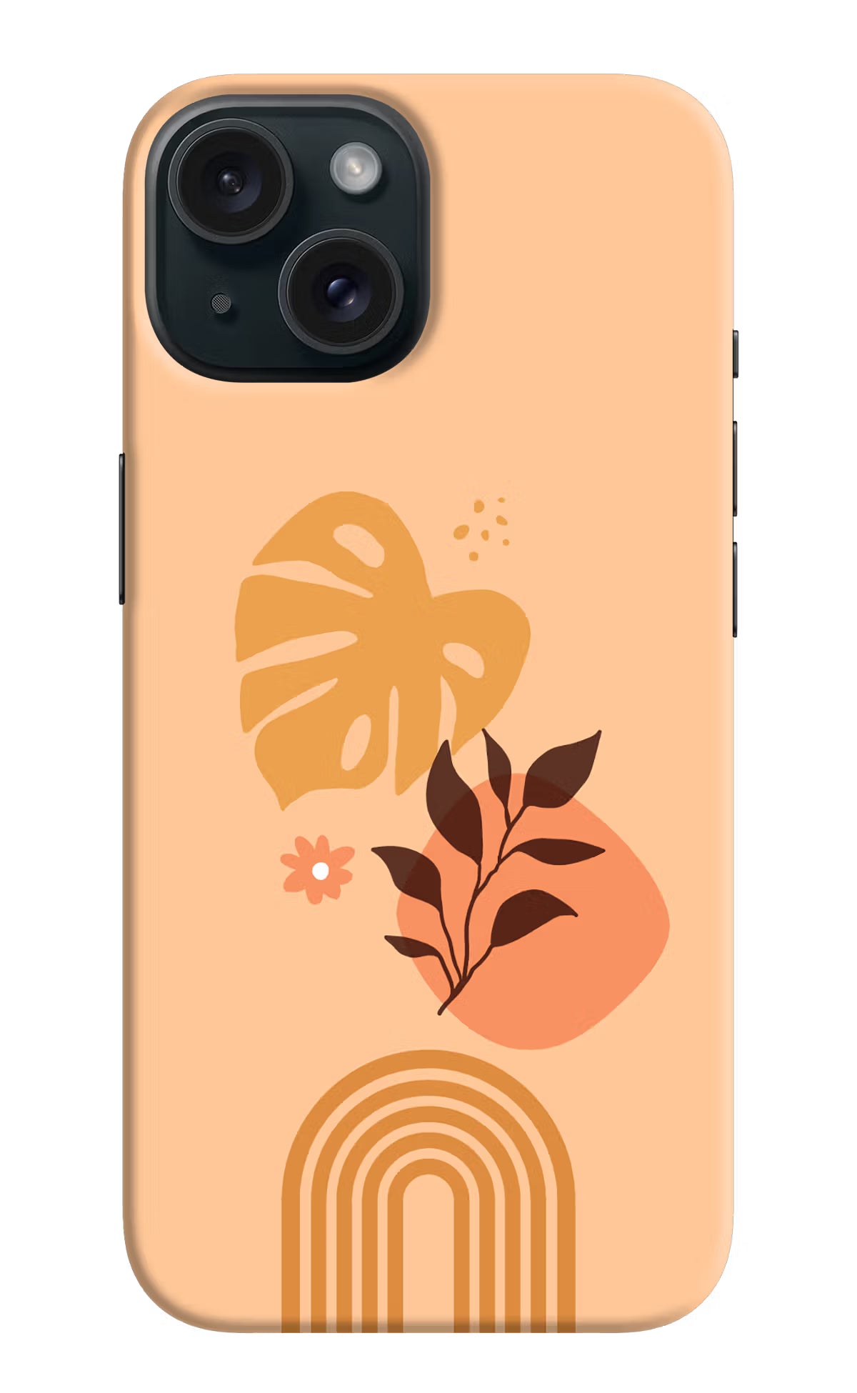 Bohemian Art iPhone 15 Hard Case Back Cover by Casekaro