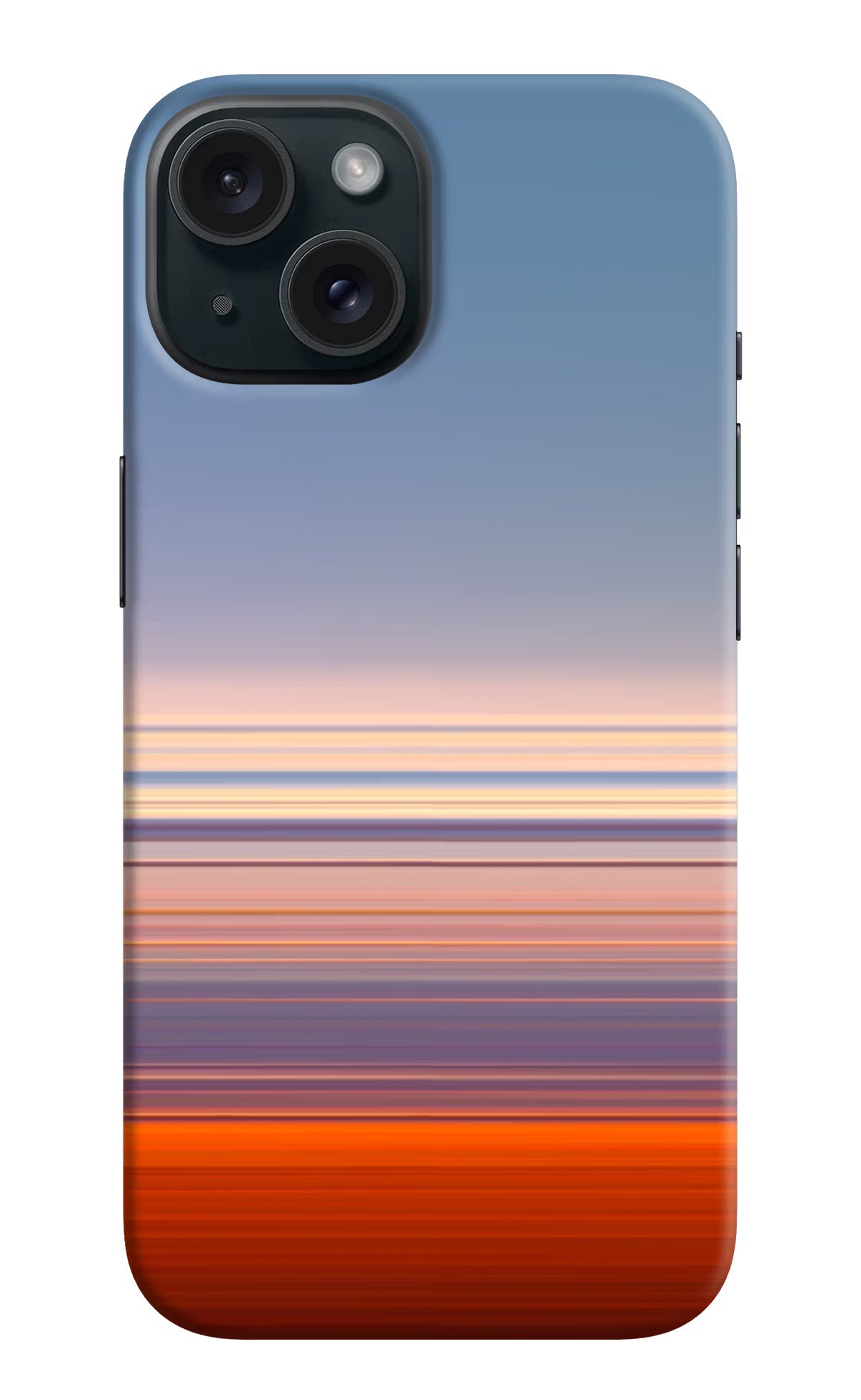 Morning Colors iPhone 15 Hard Case Back Cover by Casekaro