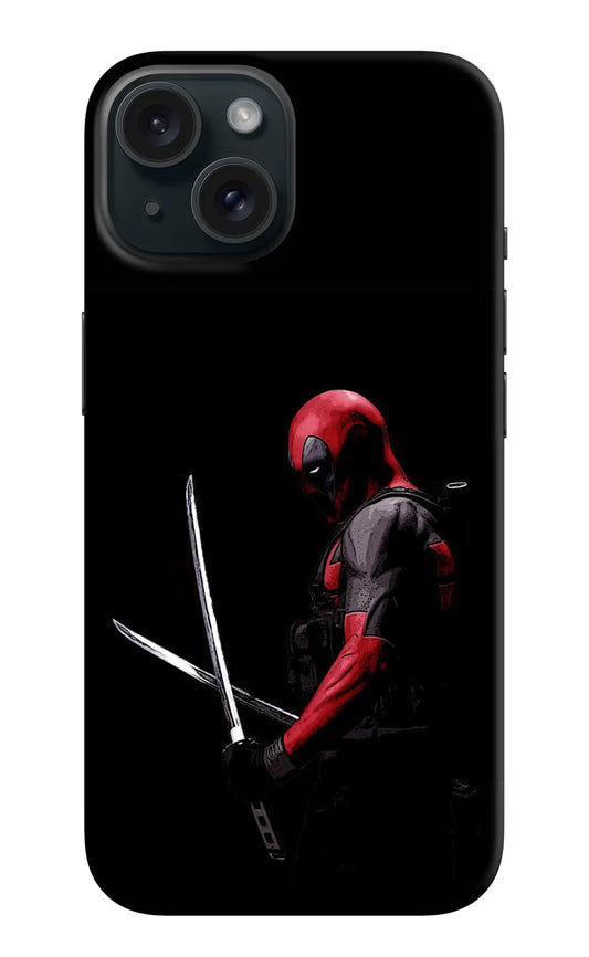 Deadpool iPhone 15 Hard Case Back Cover by Casekaro