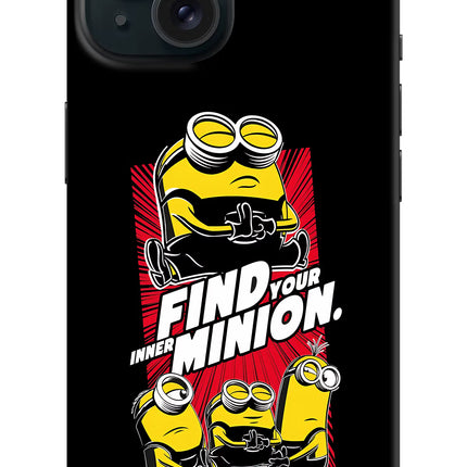 Find your inner Minion iPhone 15 Hard Case Back Cover by Casekaro