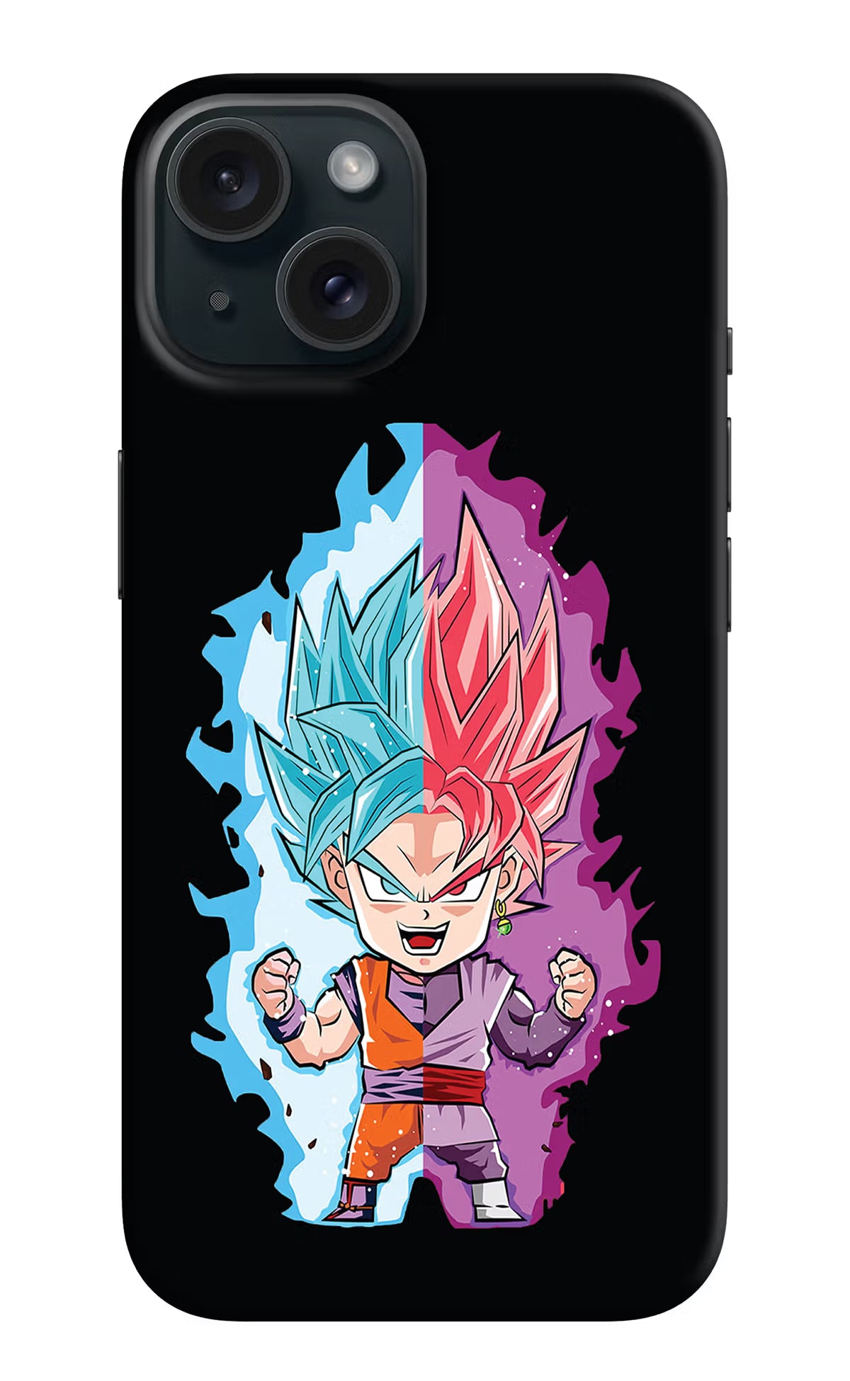 Chota Goku iPhone 15 Hard Case Back Cover by Casekaro