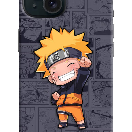 Chota Naruto iPhone 15 Hard Case Back Cover by Casekaro