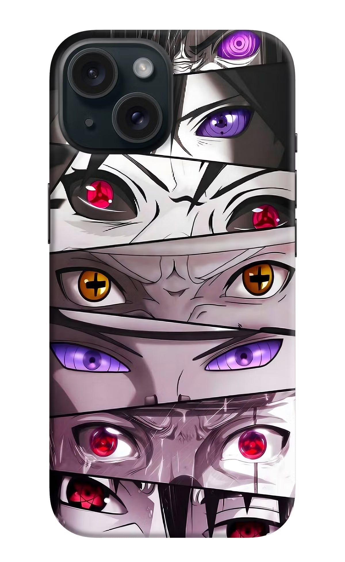 Naruto Anime iPhone 15 Hard Case Back Cover by Casekaro