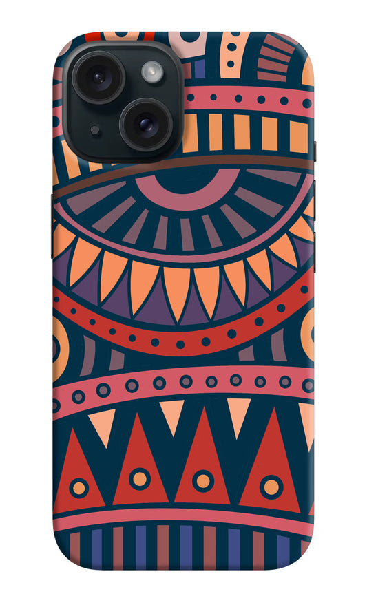 African Culture Design iPhone 15 Hard Case Back Cover by Casekaro