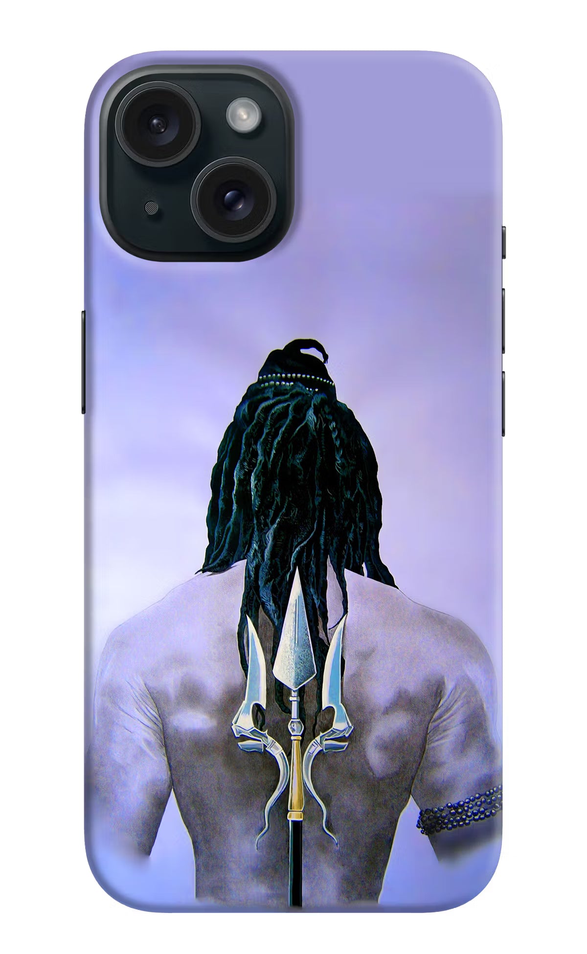 Shiva iPhone 15 Hard Case Back Cover by Casekaro