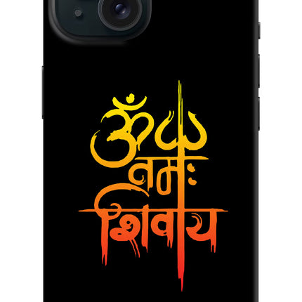 Om Namah Shivay iPhone 15 Hard Case Back Cover by Casekaro
