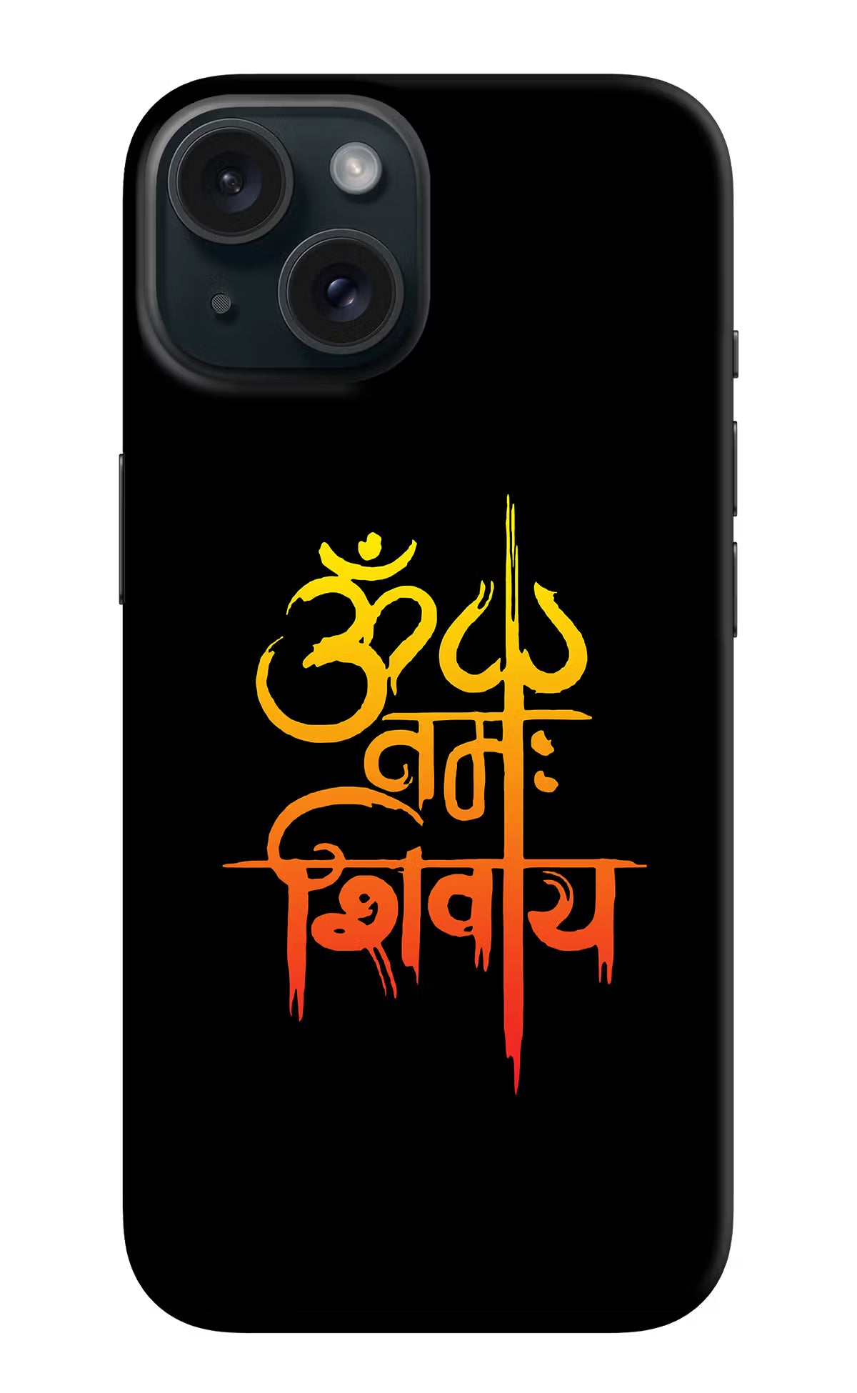 Om Namah Shivay iPhone 15 Hard Case Back Cover by Casekaro