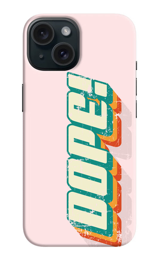 Dope iPhone 15 Hard Case Back Cover by Casekaro