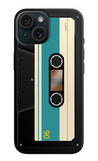 Cassette iPhone 15 Hard Case Back Cover by Casekaro