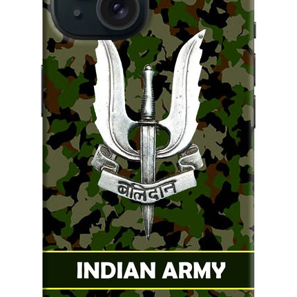 Balidan Indian Logo iPhone 15 Hard Case Back Cover by Casekaro